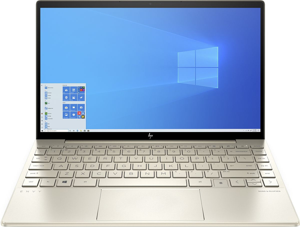 Ноутбук HP Envy 13-ba1001ur, 13.3";, IPS/ Intel Core i7 1165G7 2.8ГГц/ 16ГБ/ 512ГБ SSD/ Intel Iris Xe graphics / Windows 10/ 2X1M8EA, золотистый