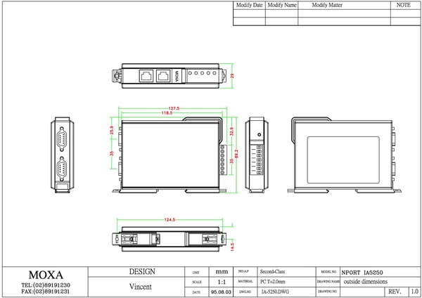 NPort IA-5250