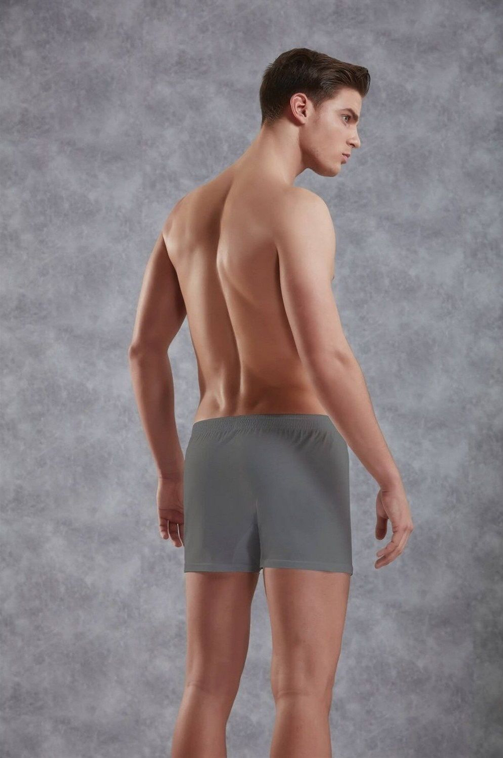 Мужские трусы-боксеры +size Doreanse Cotton Basic (Размер: 4X) (Цвет: черный)