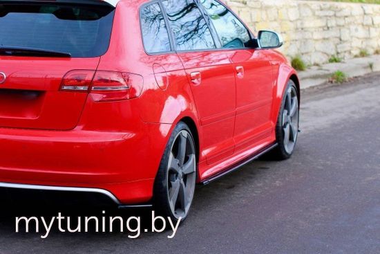 Комплект накладок на пороги для AUDI S3 8P (06-08)
