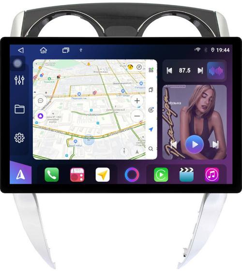Магнитола для Nissan Note 2 2012-2021 - FarCar BX877 монитор 13" 2K QLED на Android 13, TS10, 6+128, CarPlay, 4G SIM-слот
