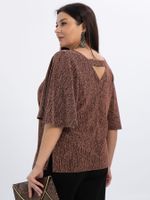 Блуза праздничная Ты ослепляешь! (медный) Б16524-13М LT Collection