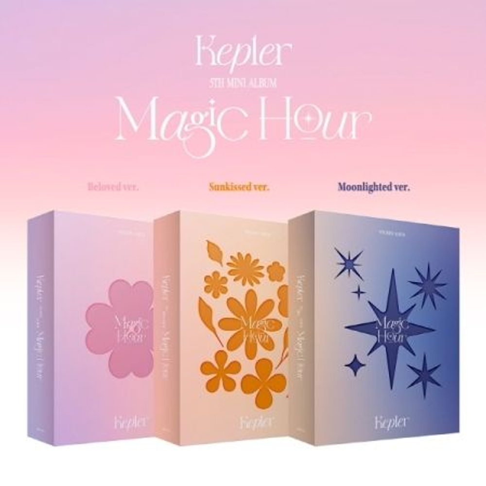 Альбом KEP1ER - MAGIC HOUR 5th Mini Album RANDOM Version