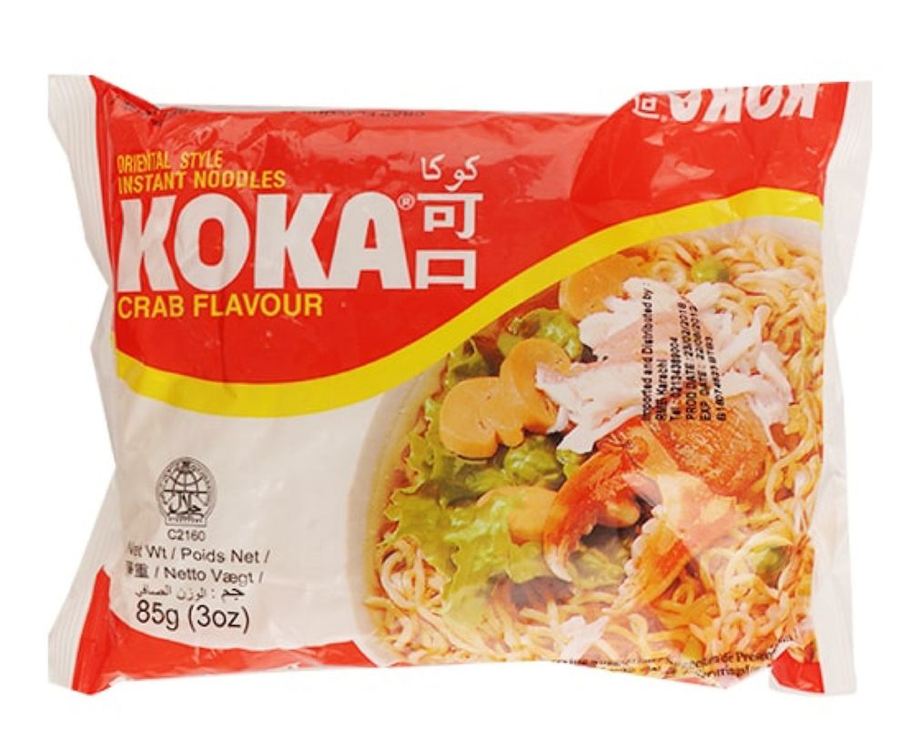 Лапша KOKA Original со вкусом краба 85 г