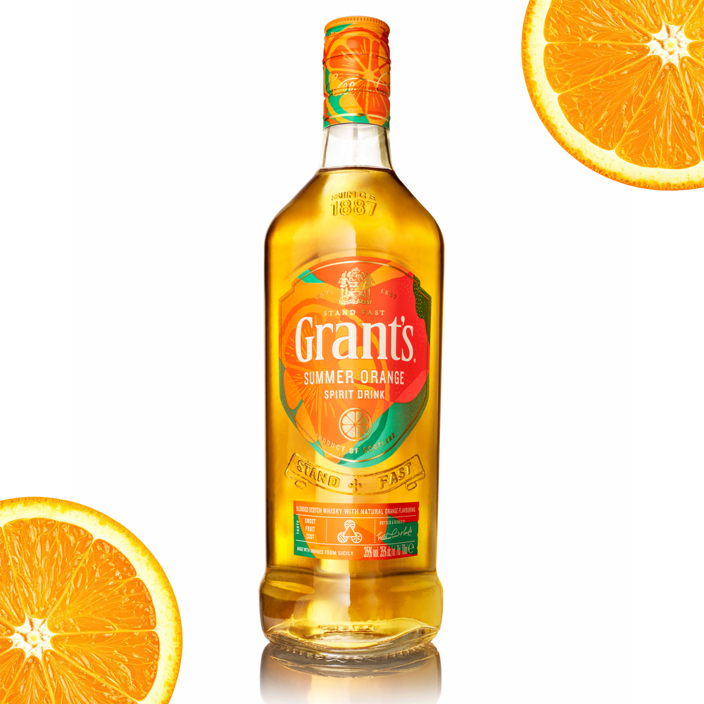 Виски Grant's Summer Orange 3 Y.O. 0,7 л.