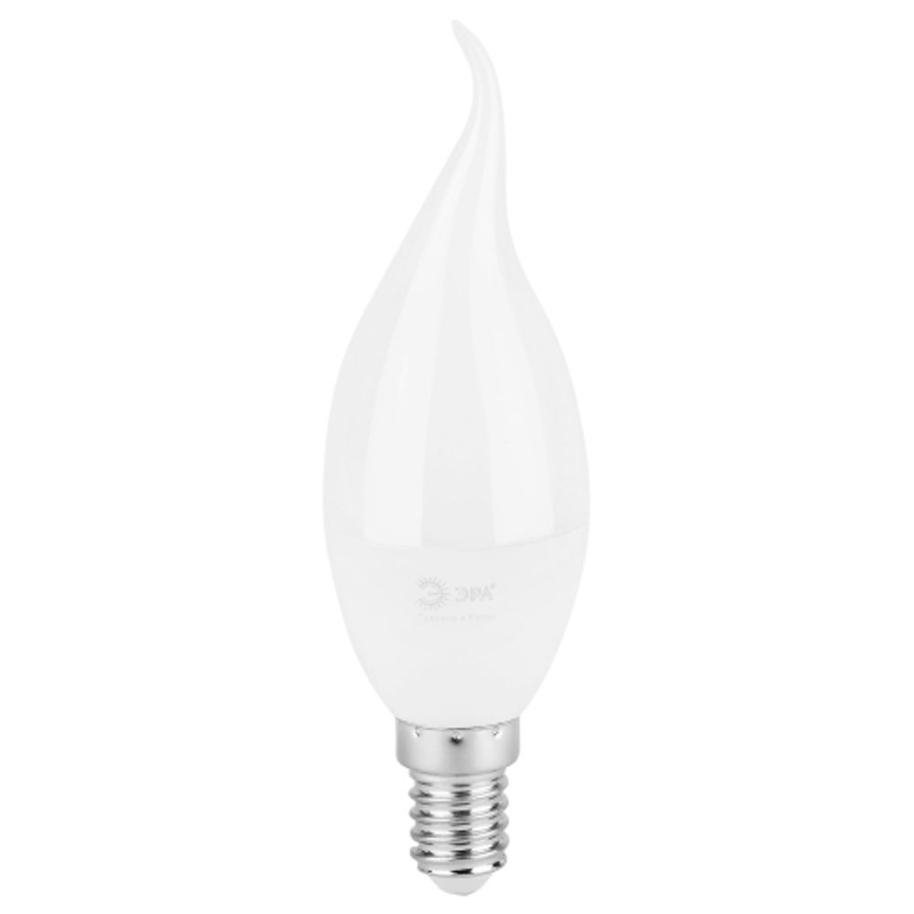Лампа светодиодная ЭРА GREEN LINE LED BXS-10W-840-E14 GL 10Вт свеча на ветру яркий белый свет E14 | Лампы cветодиодные Свеча (B/C)
