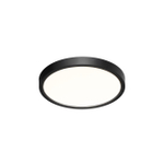 7660/18L MITRA LED SN 554 Светильник пластик/белый/черный LED 18Вт 3000/4000K D230 IP40 ALFA BLACK