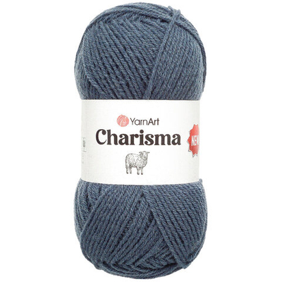 Пряжа YarnArt (ЯрнАрт) Charisma / уп.5 мот. по 100 г, 200м, 3864 серо-голубой
