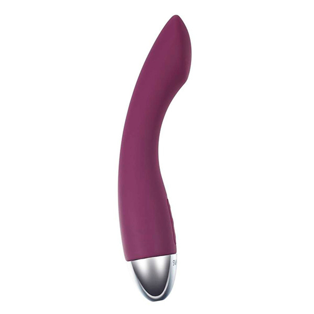 Фиолетовый изогнутый вибратор 17см для стимуляции зоны G Svakom Amy Firm G-spot Vibrator SUV-02 Violet