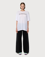 MM6 MAISON MARGIELA ФУТБОЛКА ЖЕНСКАЯ БЕЛАЯ С ПРИНТОМ