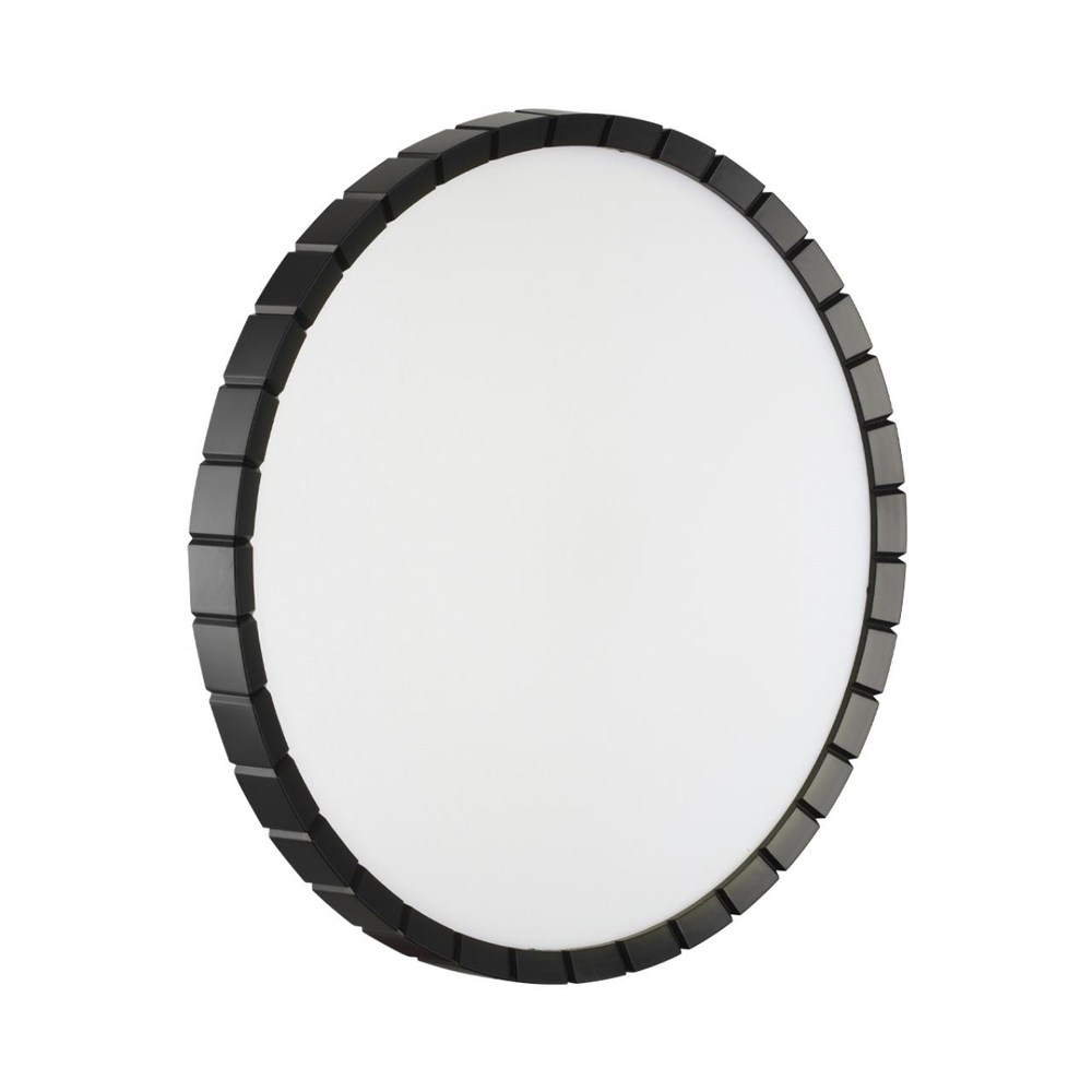 7649/DLN PALE SN 142 Светильник пластик/белый/черный LED 48Вт 3000/4000/6000К D385 IP43 CCT ATABI BLACK