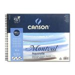 Альбом для акварели 300 г/м², 24х32 см, на спирали 12 л, мелкозернистая, Canson C200807161