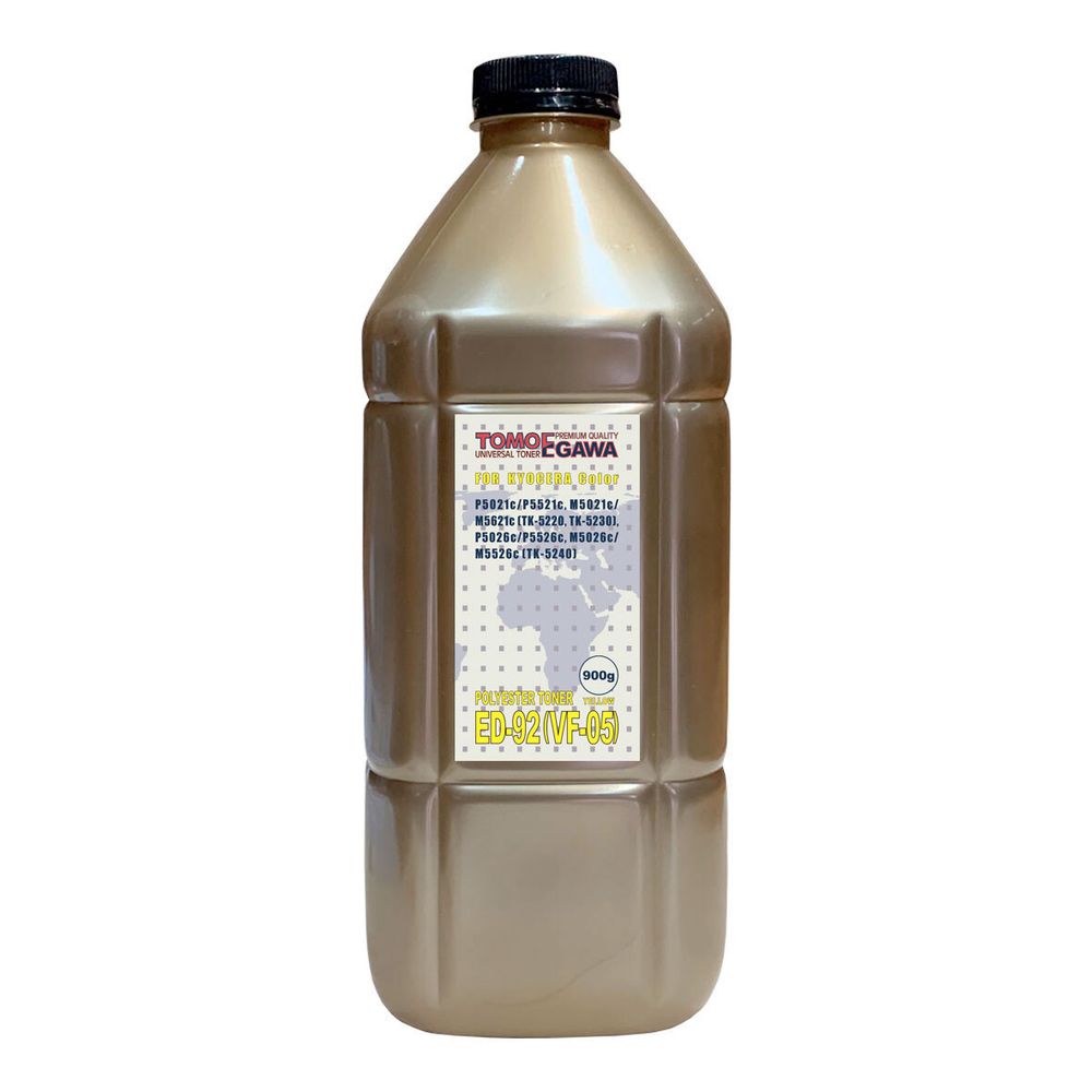 Тонер TOMOEGAWA тип ED-92 (VF-05) для KYOCERA Универсальный (900гр) желтый
