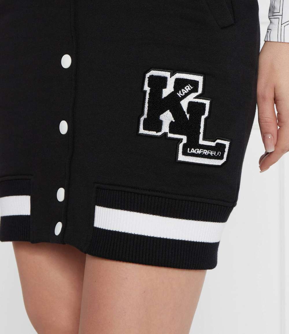 Юбка varsity Karl Lagerfeld - черный(240W1250)