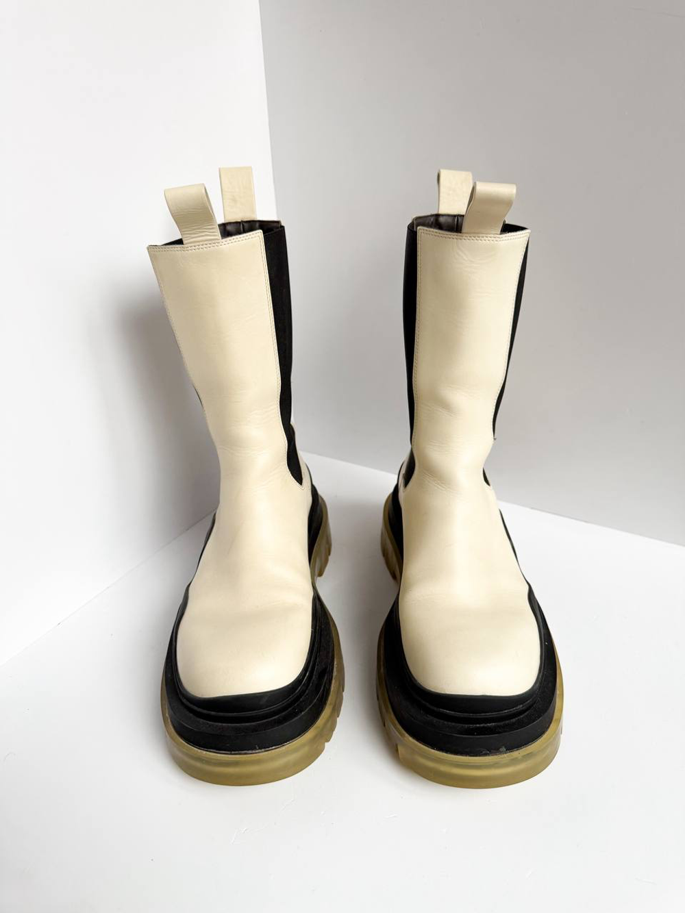 Кожаные ботинки Bottega Veneta, 38