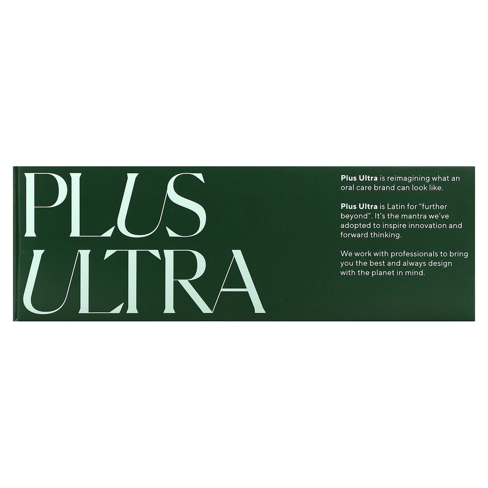 Plus Ultra, натуральная гелевая зубная паста, мята, 133 г (4,7 унции)