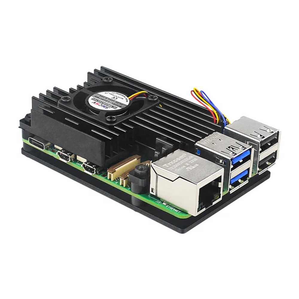 Базовый металлический корпус для Raspberry Pi 5