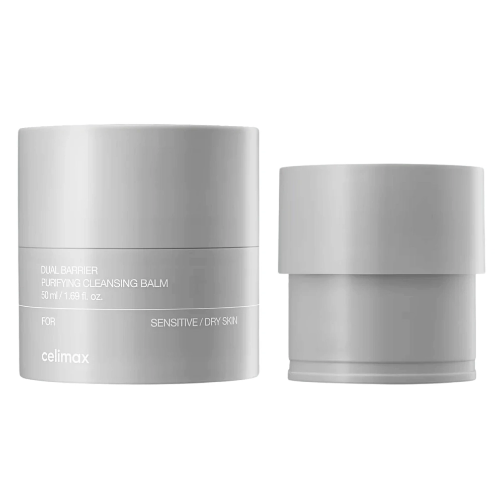 Набор гидрофильный бальзам+рефил с церамидами Celimax Dual Barrier Purifying Cleaning Balm+Refill 50 мл*2шт.