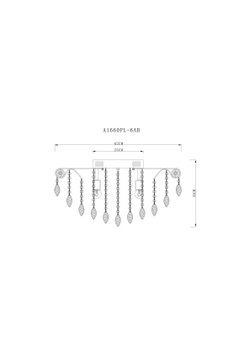 Люстра потолочная Arte Lamp Emilia A1660PL-6AB