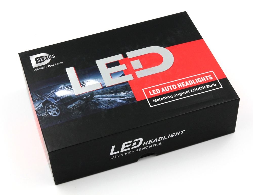 Светодиодные лампы D2S/R M50 LED с кулером, 6000К, для блока ксенона (комплект, 2шт)