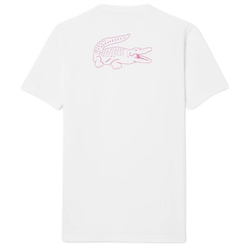 Мужская теннисная футболка Lacoste Ultra Dry Sport - white