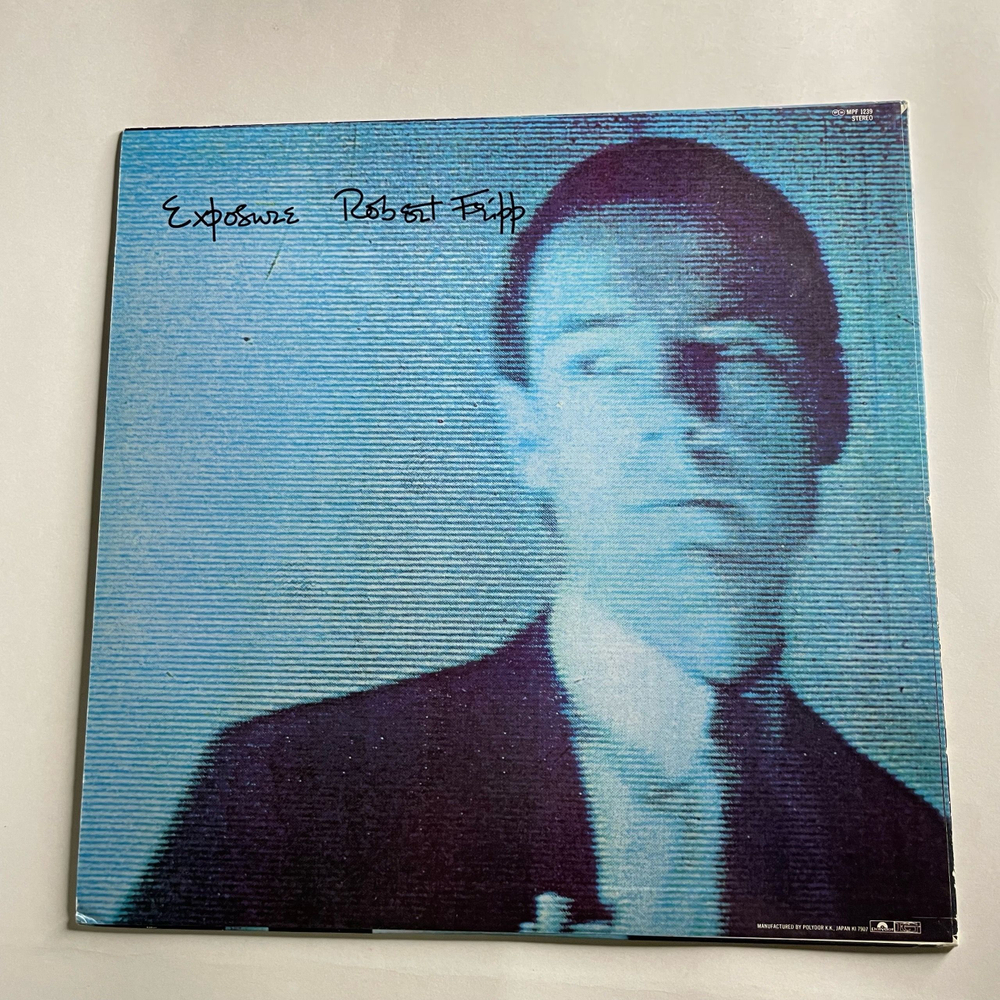 Винтажная виниловая пластинка LP Robert Fripp King Crimson Exposure (Япония 1979) (Без Оби)