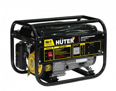 Бензиновый генератор Huter DY3.0A  - [2,5 кВт / 220V]