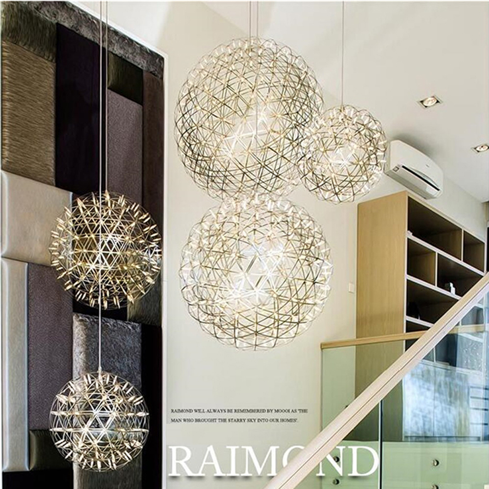 Подвесной дизайнерский светильник  Raimond от Moooi (золотой, D 89 cm)
