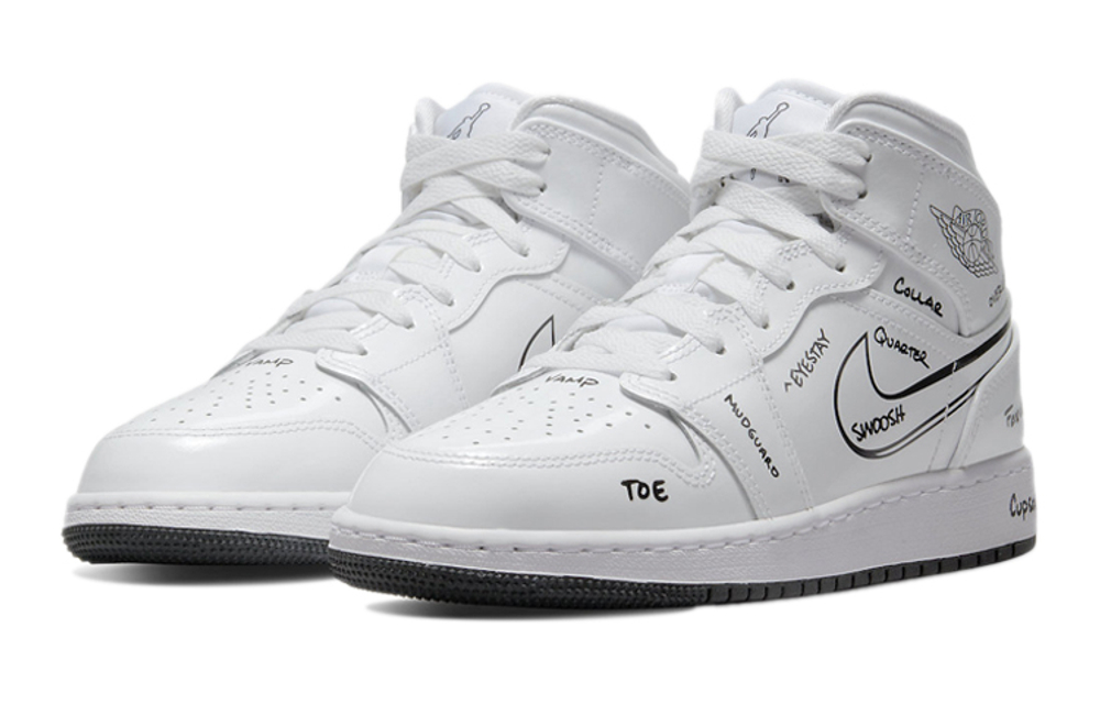 Jordan 1 Mid Schematic GS