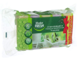 Губка для посуды 5шт 10*7*3 XL bubble-поролон Master FRESH