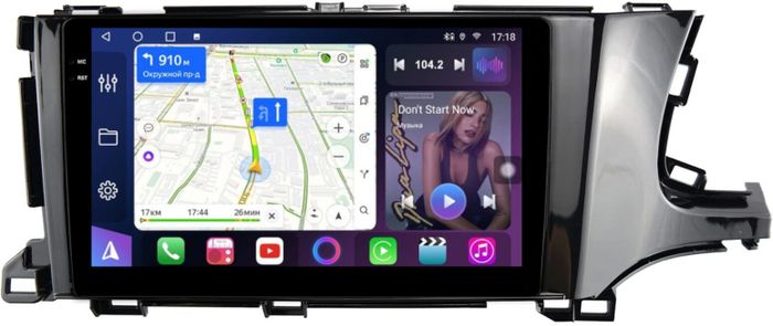 Магнитола для Honda Shuttle 2 2015-2023 - FarCar S500-TS10 монитор 9.5" QLED на Android 14, Быстрая, CarPlay, 4G SIM-слот