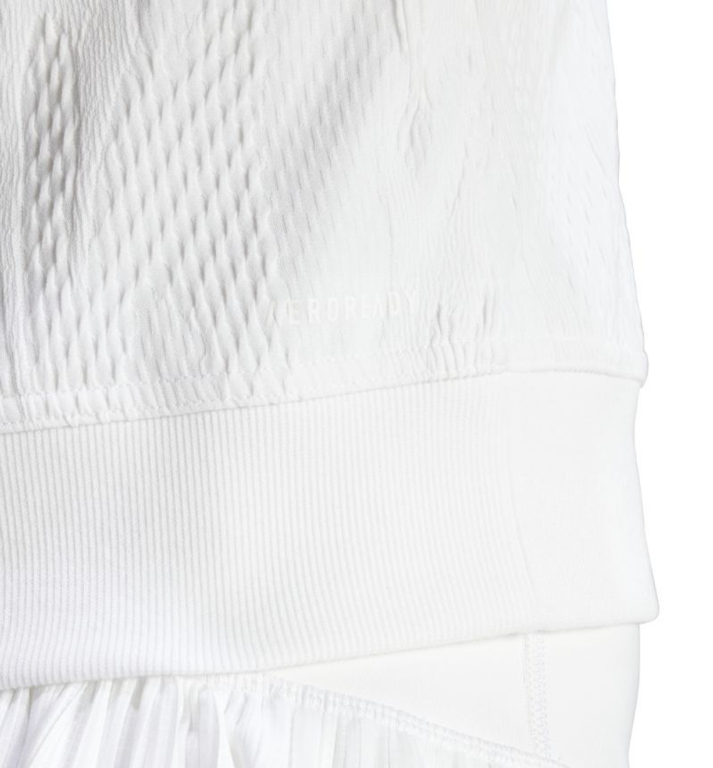 Женский топ теннисный Adidas Tennis Pro Crop Top - белый
