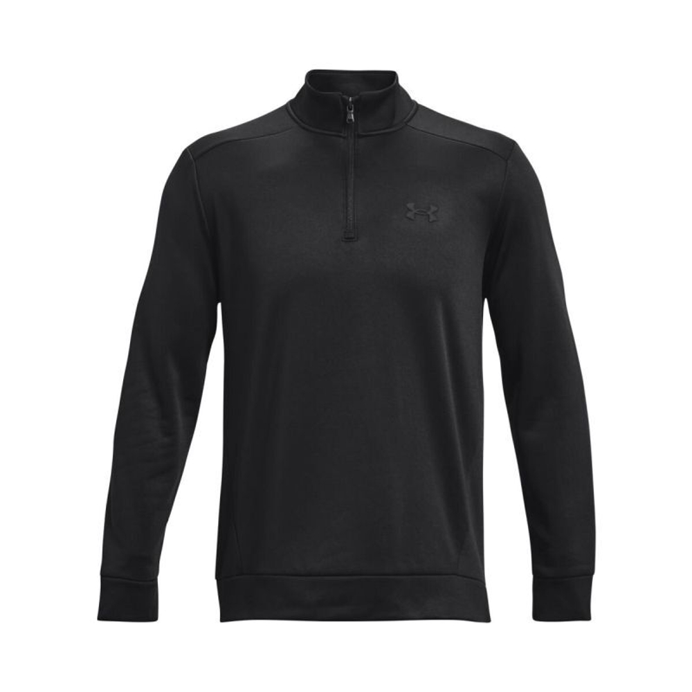 Мужская теннисная кофта Under Armour Men's Armour Fleece 1/4 Zip - black