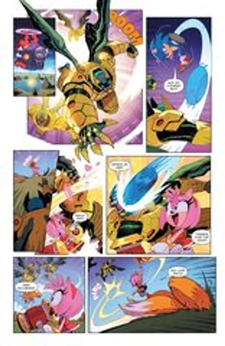 Комикс DC x Sonic The Hedgehog Metal Legion (на английском языке) (ПРЕДЗАКАЗ!)