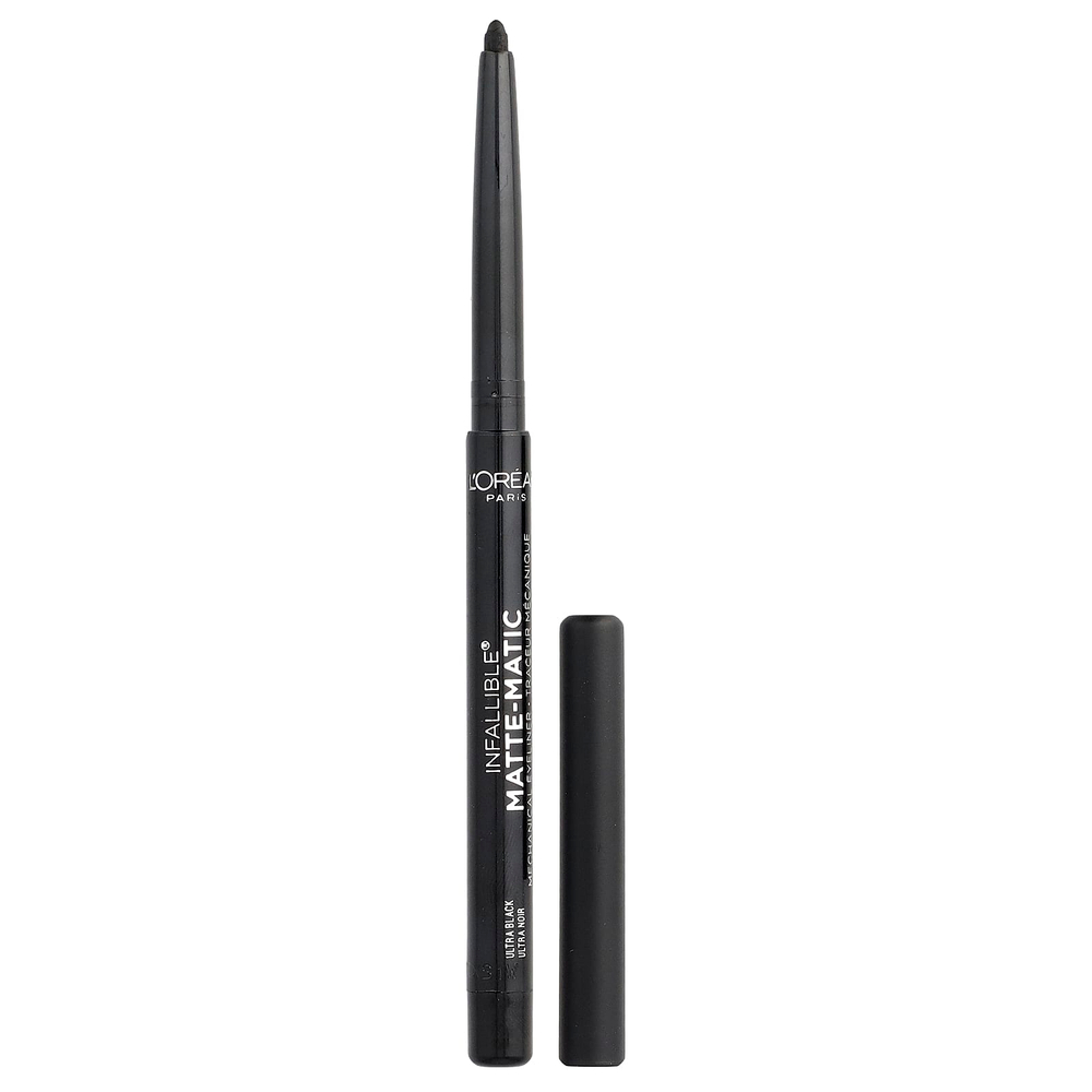 L'Oréal, Infallible®, механическая подводка для глаз с матовым эффектом, 512 оттенков черного, 280 мг (0,01 унции)