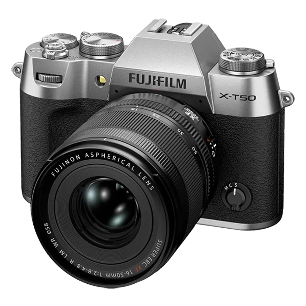 Цифровая фотокамера FujiFilm X-T50 Kit XF 16-50mm. Серебристый