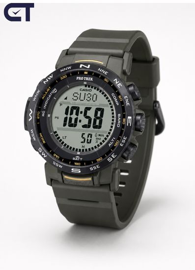 CASIO PRW-35Y-3BDR PRO TREK мужские наручные часы — лёгкая PRO TREK с Triple Sensor, Tough Solar и Multi Band 6