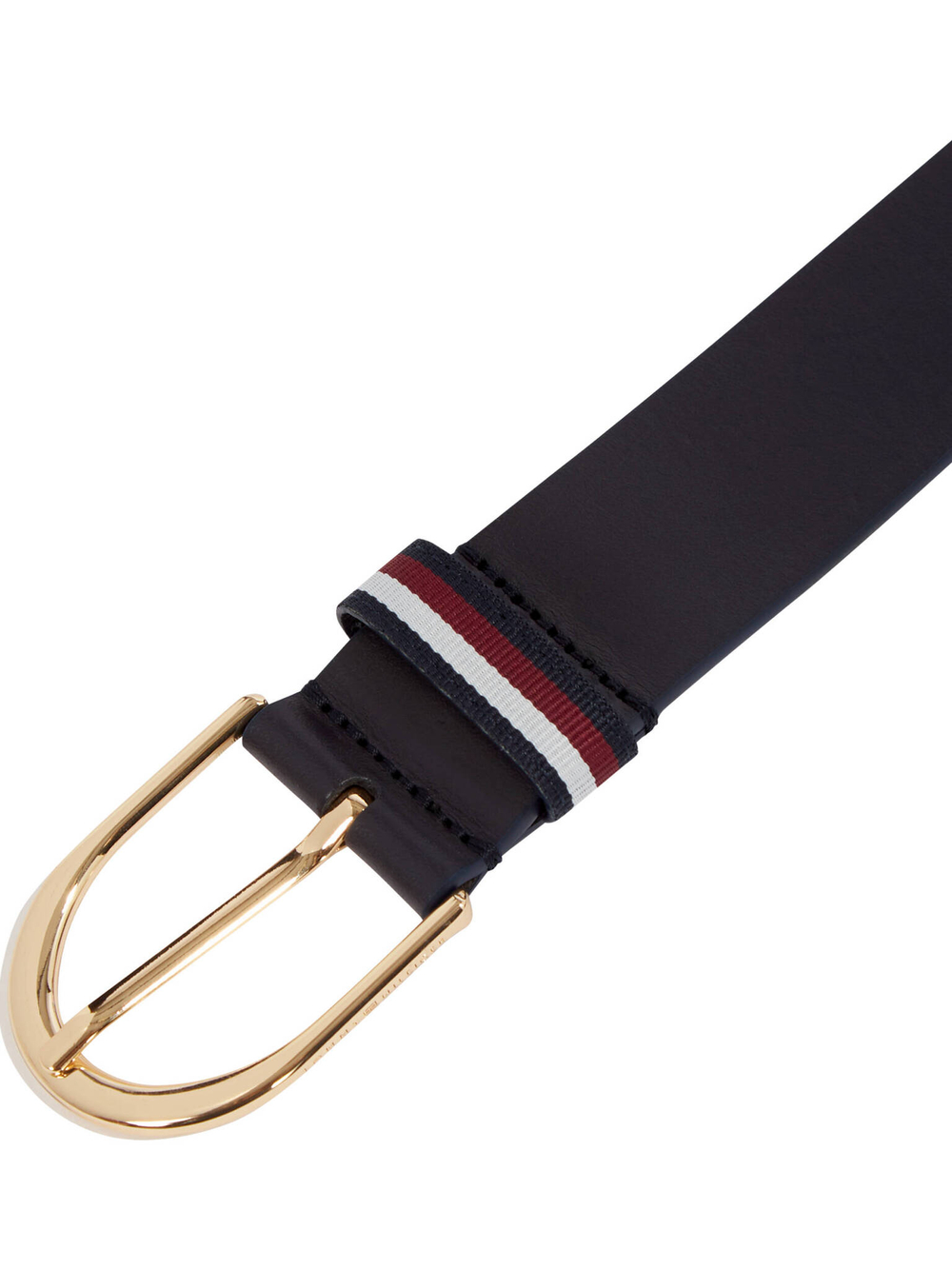 Кожаный ремень Tommy Hilfiger - черный(AW0AW16596)