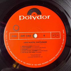 Винтажная виниловая пластинка LP Whitesnake Lovehunter (Japan 1979) (No Obi) Long Way From Home