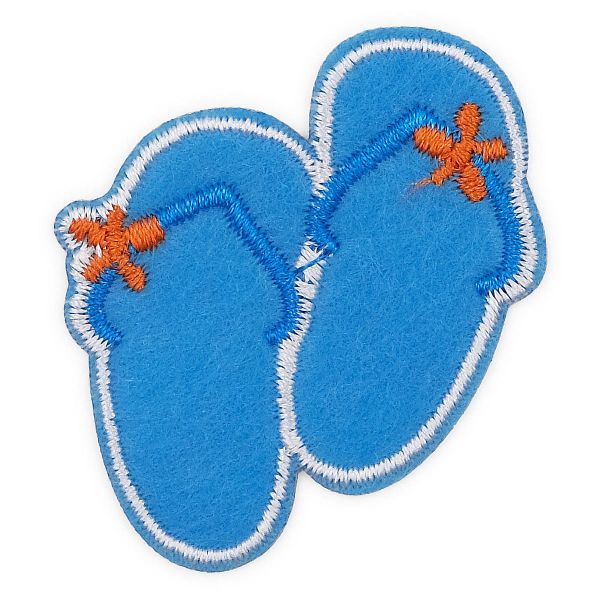 Аппликация термоклеевая Сланцы, 4х4.5см, Hobby&Pro