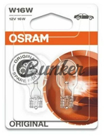 Галогеновая лампа Osram W16W,12V