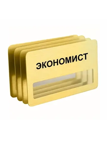 Бейдж "Экономист"