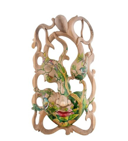 Decor and Gift 44-003 Маска расписная «Тропический остров» M - Вариант A