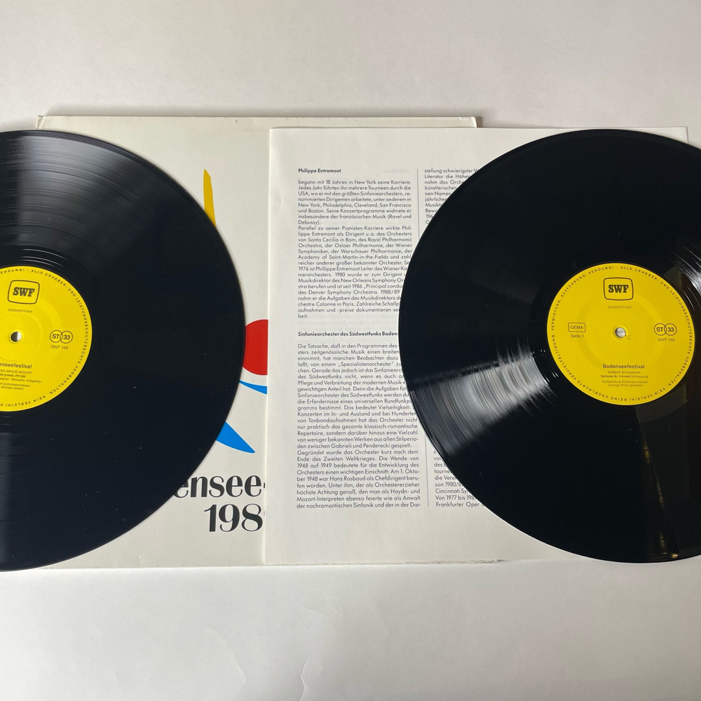 Винтажная виниловая пластинка LP Сборник Классической Музыки Bodensee Festival 1989 (Германия 1989)