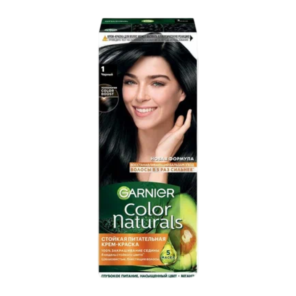 Краска Гарниер Color Naturals 1 черный, шт