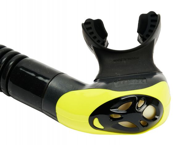 Трубка TUSA Hyperdry Elite II черный/желтый