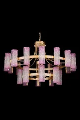 Подвесная люстра Inverno FL1090-24P Fluorite