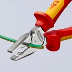 Плоскогубцы комбинированные особой мощности хромированные 225 мм Knipex 02 06 225
