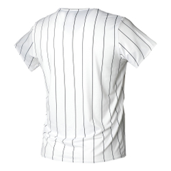 Мужское теннисное поло Tennis-Point Stripes T-Shirt Special Edition Men - White, Black