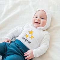 Боди с длинным рукавом "Звездочка моя" 0+